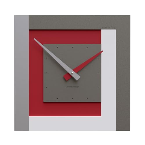 CalleaDesign 40 cm Horloge Murale Horloge40 Rubis