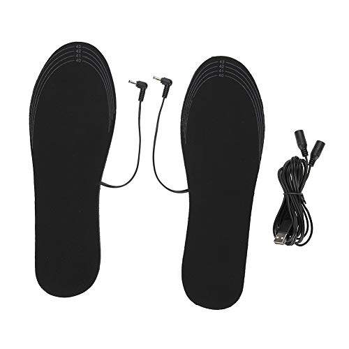 Semelles De Chaussures Comfort Cuttable Pour Homme Chauffante Usb Rechargeable Pour Chauffe-Pieds Chauffe-Pieds(40-44)